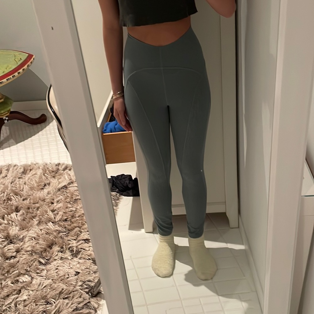 Lululemon teal/green pants size 2